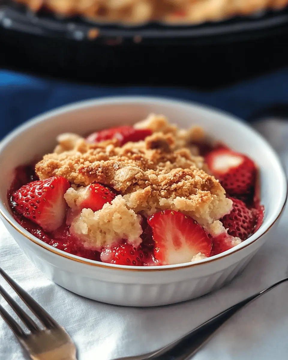 Keto Strawberry Cobbler: Indulgent Treat That Fits Your Diet!