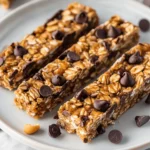 Low Carb Peanut Butter Chocolate Chip Granola Bars First Image First Image