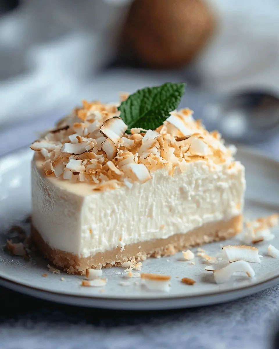 Keto Coconut Cheesecake: Indulgent and Guilt-Free Delight