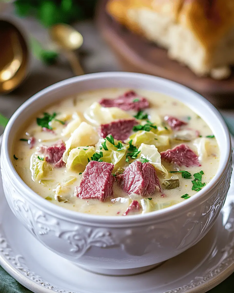 Keto Creamy Corned Beef & Cabbage Soup That’ll Wow Your Senses