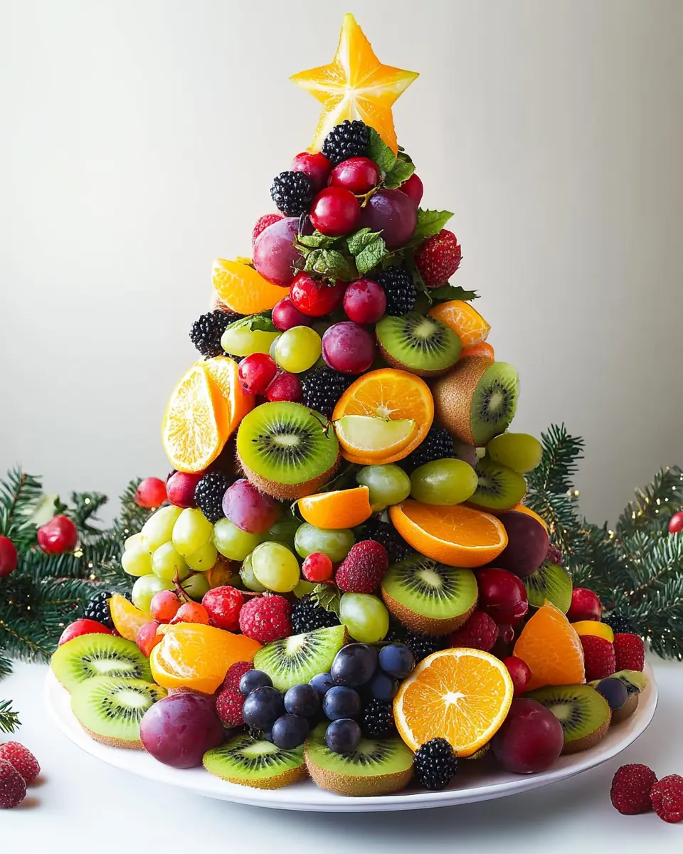 Keto Fresh Fruit Christmas Tree: A Joyful Holiday Delight