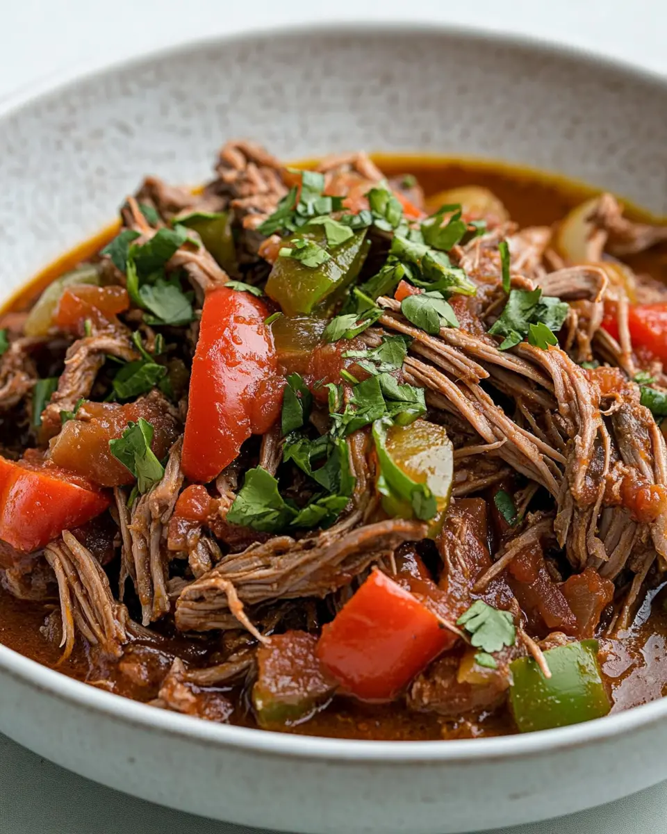 Keto Slow Cooker Ropa Vieja: Juicy Flavor in Every Bite