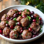 Keto Christmas Meatballs First Image First Image