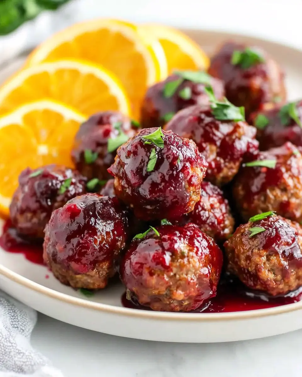 Keto Cranberry Orange Meatballs: Juicy Flavor That Thrills!