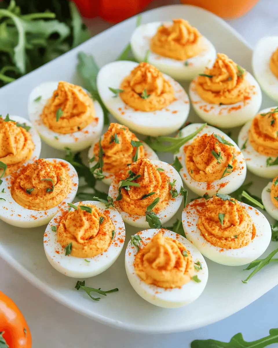 Pumpkin Patch Deviled Eggs: Irresistibly Creamy Fall Flavor
