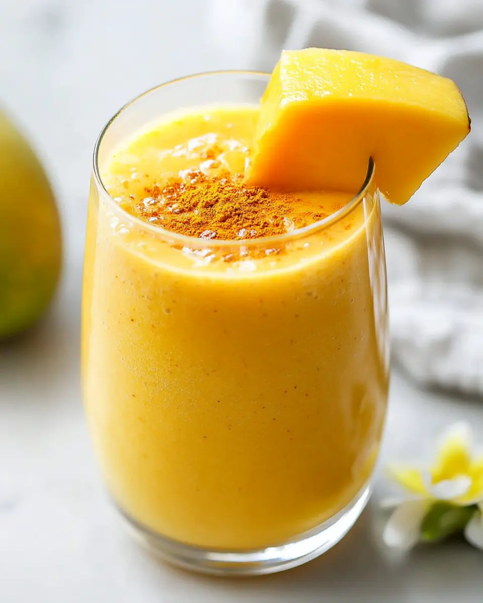 Keto Mango Refresher: The Ultimate Turmeric Boost Drink