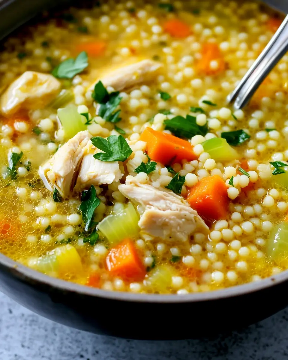 Keto Cold-Fighting Soup: Nourishing Couscous Chicken Delight 5