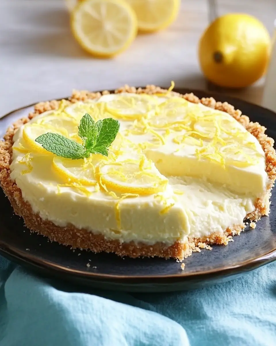 Keto Frozen Lemonade Pie: Refreshingly Easy Summer Delight
