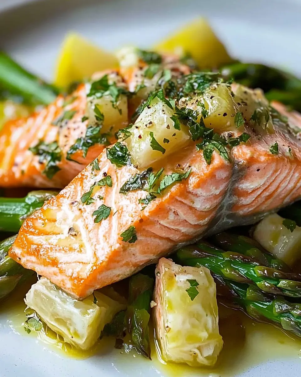 Salmon with Asparagus and Lemon Sauce: The Best Weeknight Delight 7