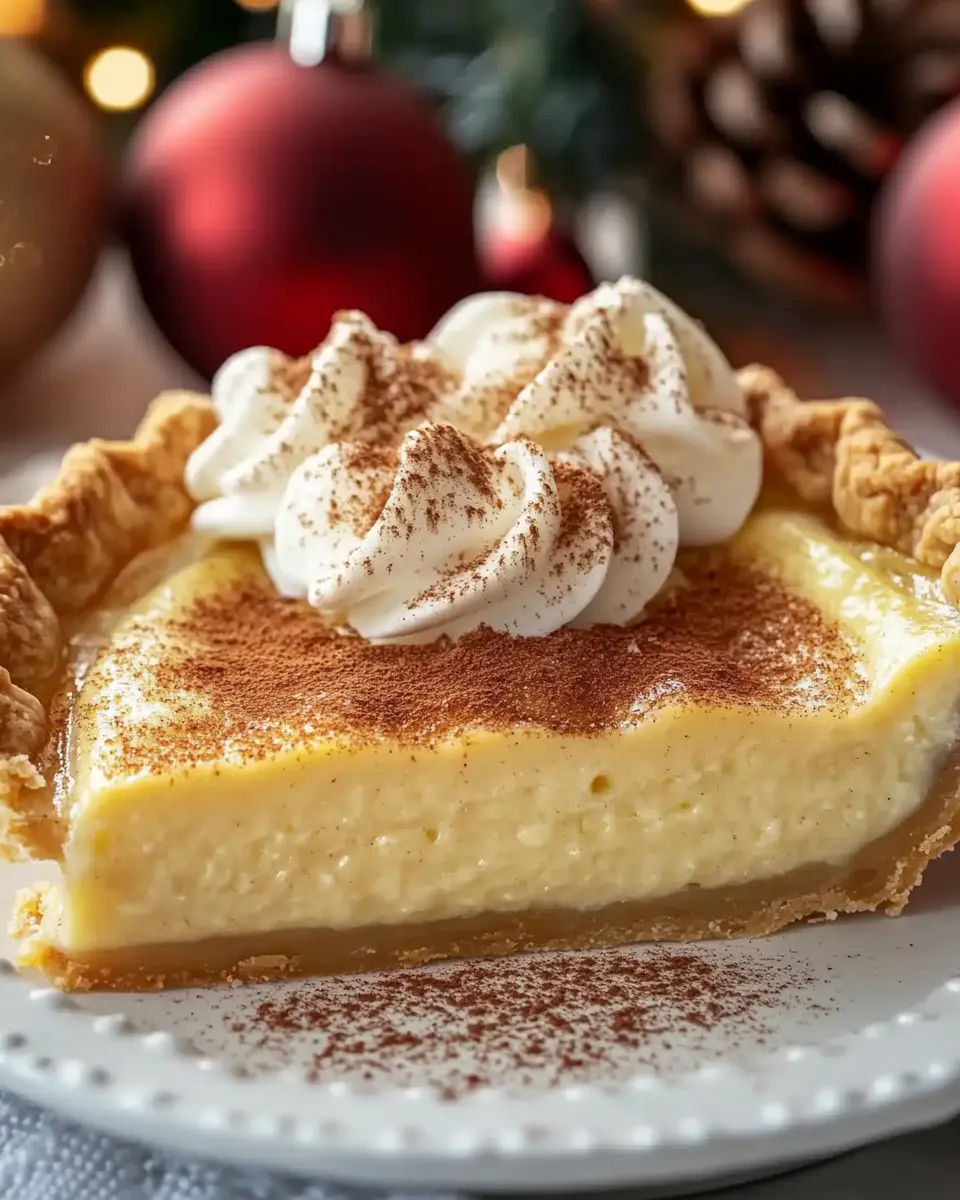Keto Christmas Eve Cinnamon-Vanilla Custard Pie: Indulgent Delight 7
