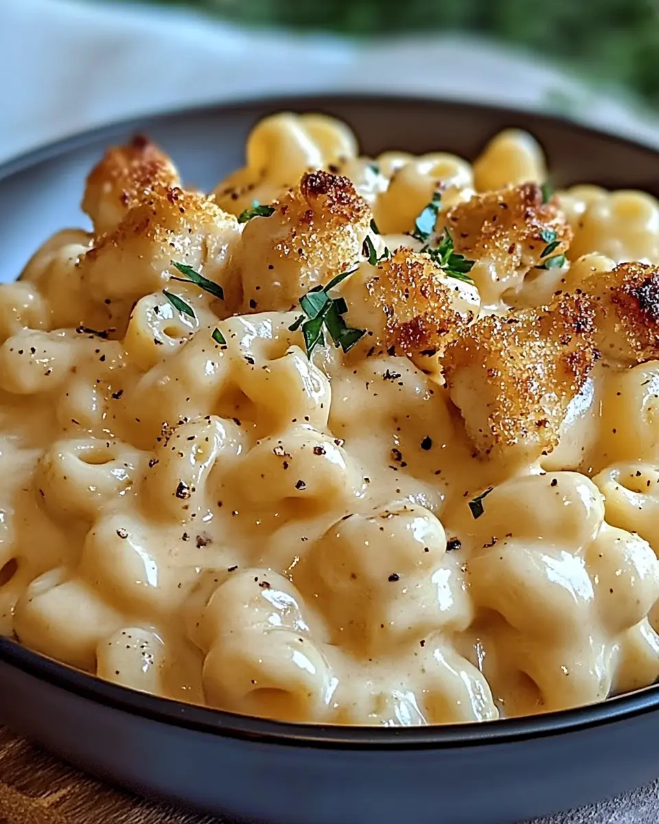 Keto Creamy Honey Pepper Chicken Mac and Cheese Bliss
