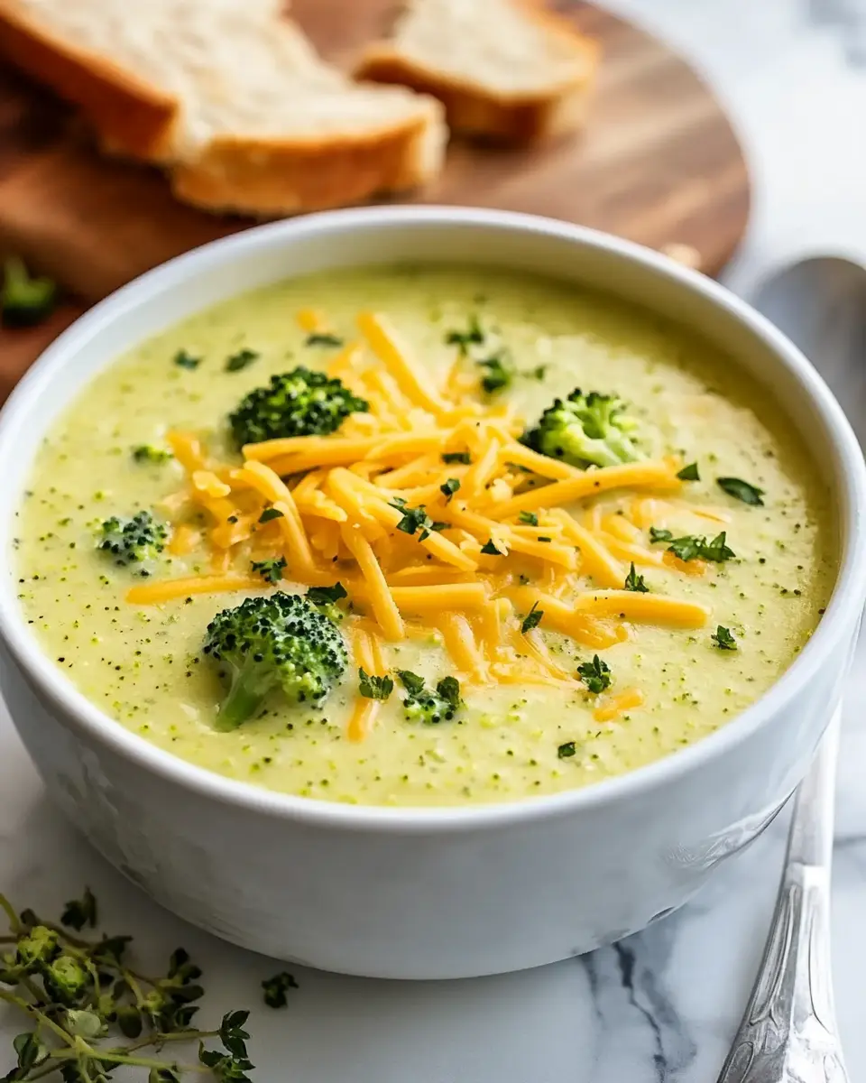 Keto Broccoli Cheddar Soup: Creamy Bliss in Every Spoonful 6