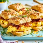 KETO Sheet Pan Breakfast Sandwiches First Image First Image