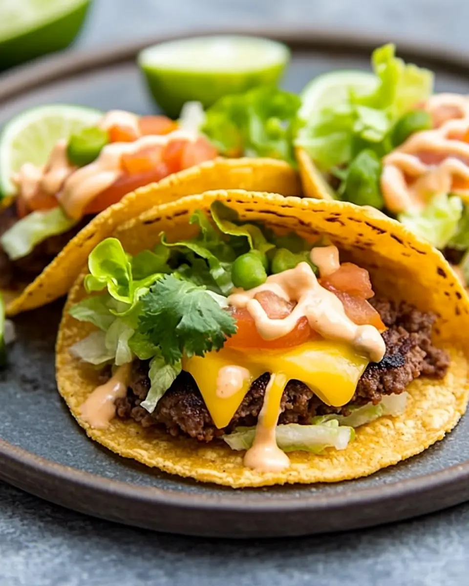 Keto Smash Burger Tacos: Juicy & Guilt-Free Flavor Bliss