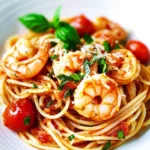 Shrimp and Tomato Pasta First Image First Image