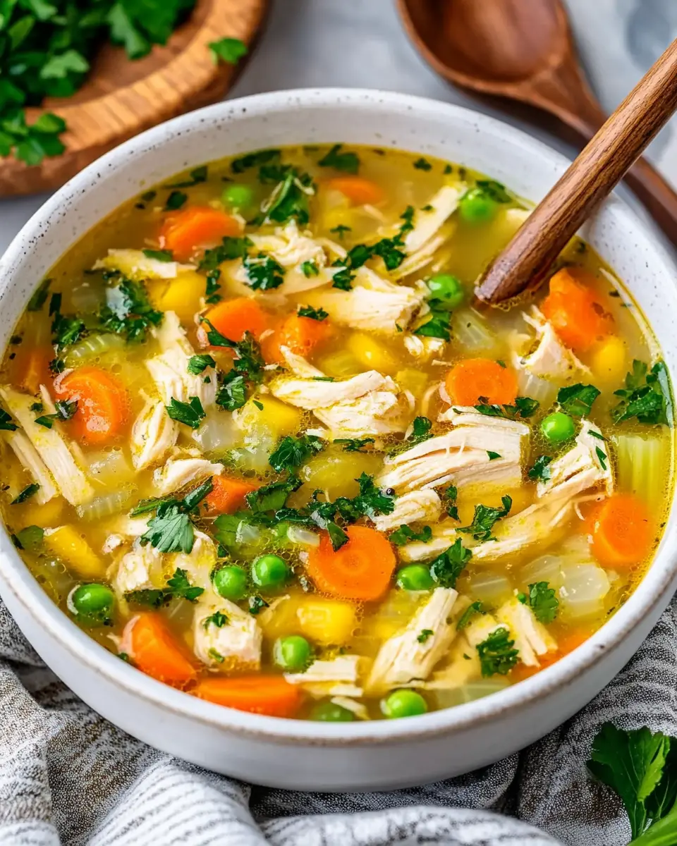 Chicken Vegetable Soup to Warm Your Soul: Easy Comfort Recipe 6