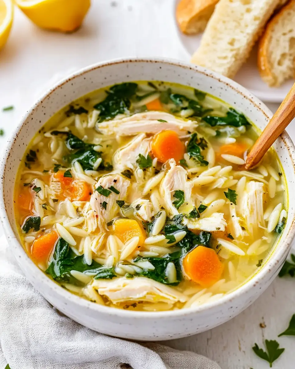 Easy Lemon Chicken Orzo Soup: The Best Comfort in a Bowl