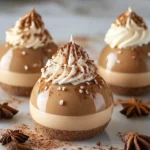 Keto Gingerbread Latte Mousse Domes First Image First Image