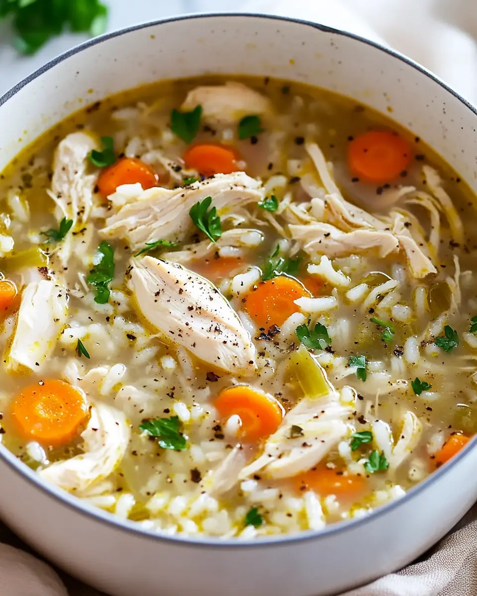 Chicken and Rice Soup: The Cozy, Healing Bowl You Need