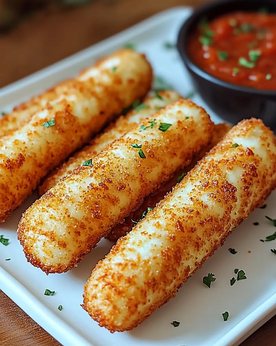 Keto Air-Fried Mozzarella Sticks: Indulgent and Guilt-Free!