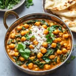 Chickpea and Spinach Curry First Image First Image