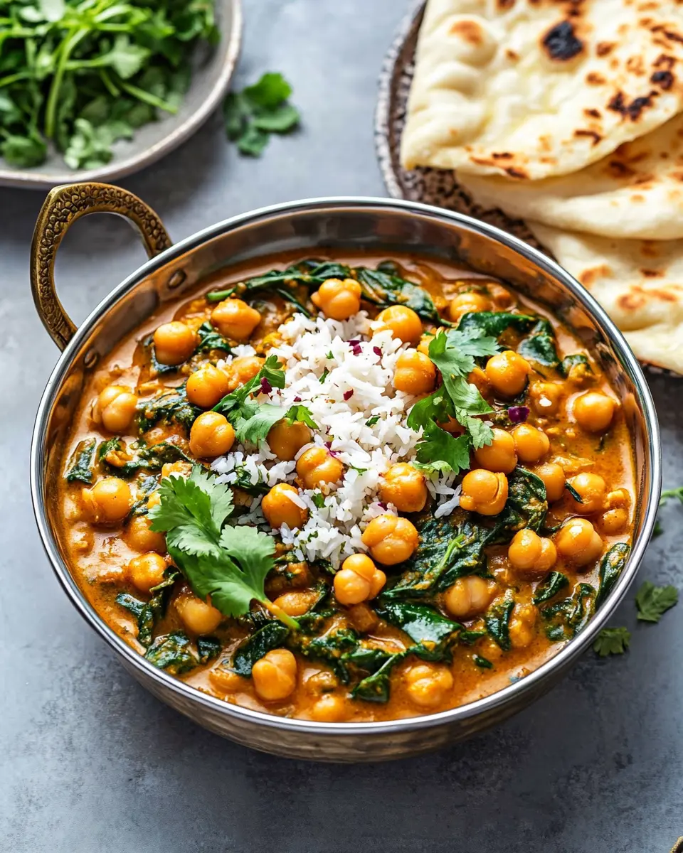 Chickpea and Spinach Curry: Easy, Flavor-Packed Comfort Dish