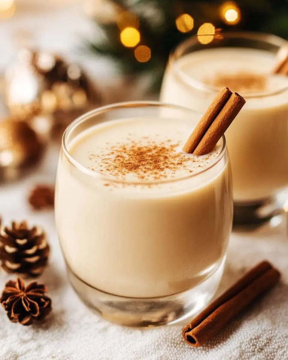 Keto Creamy Eggnog Mocktail: Indulgent Flavor Without the Guilt