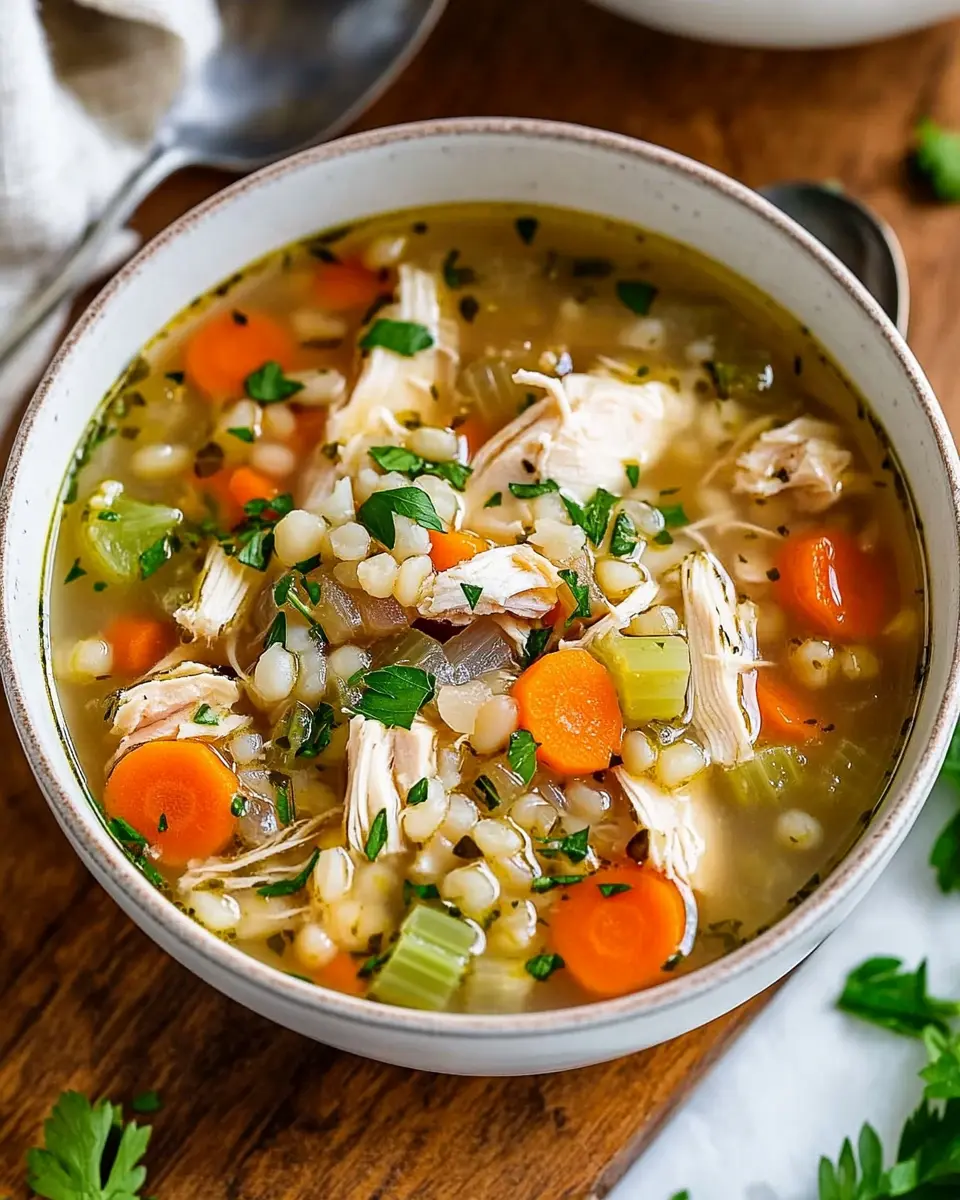 Chicken Barley Soup: The Cozy Bowl You’ll Crave Forever