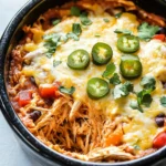 Keto Slow Cooker Chicken Enchilada Casserole First Image First Image
