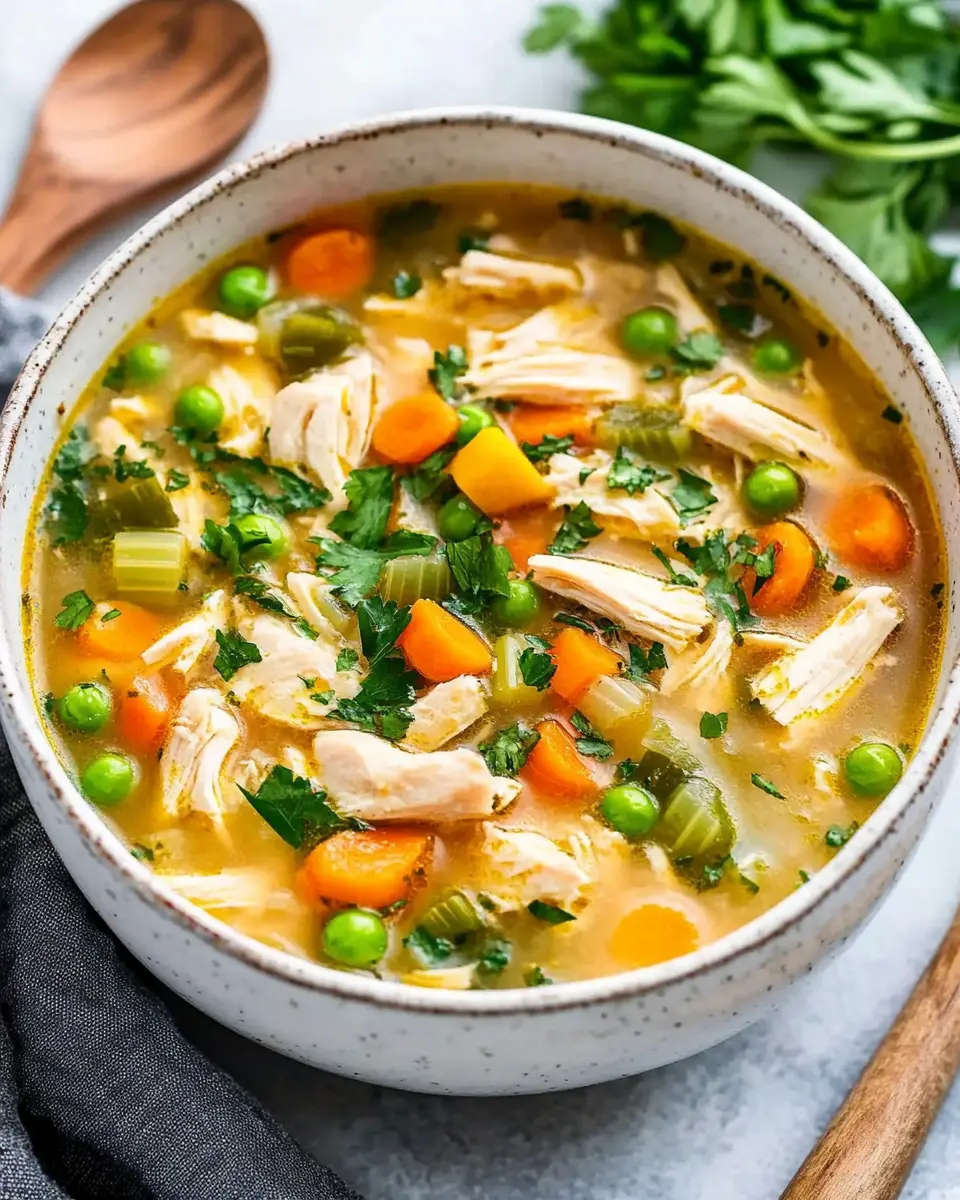 Chicken Vegetable Soup to Warm Your Soul: Easy Comfort Recipe 7