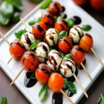 Caprese Skewers with Balsamic Reduction First Image First Image