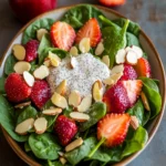 Strawberry Spinach Salad with Poppy Seed Dressing First Image First Image