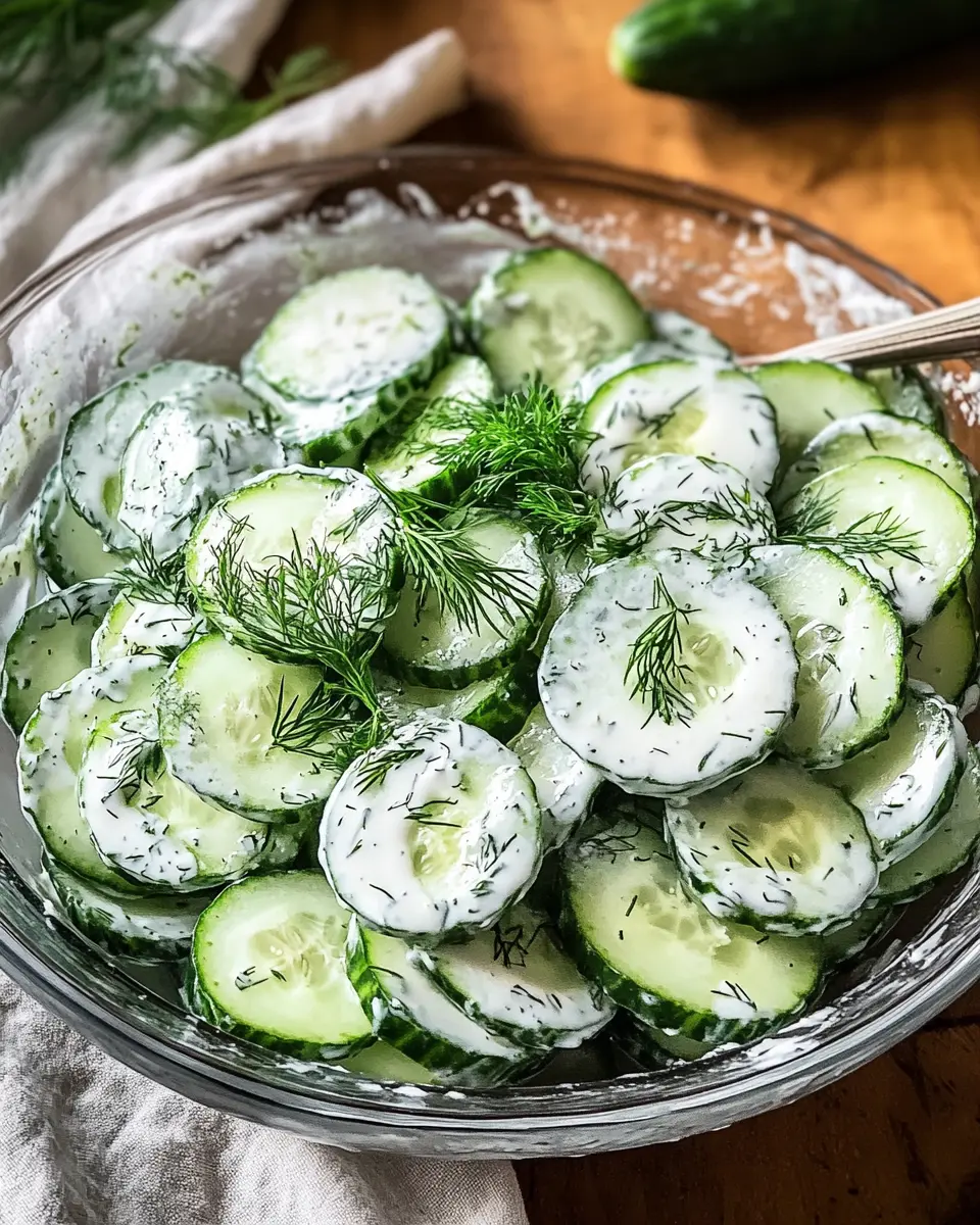 Sour Cream Cucumber Salad: Easy, Creamy Delight You’ll Crave