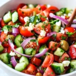 Mediterranean Cucumber Tomato Salad First Image First Image