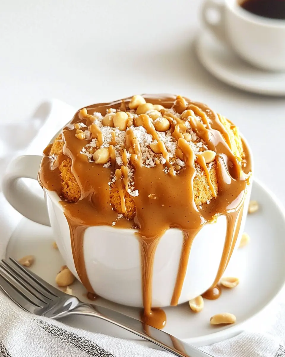 3 Ingredient Peanut Butter Mug Cake: A Quick Indulgent Treat