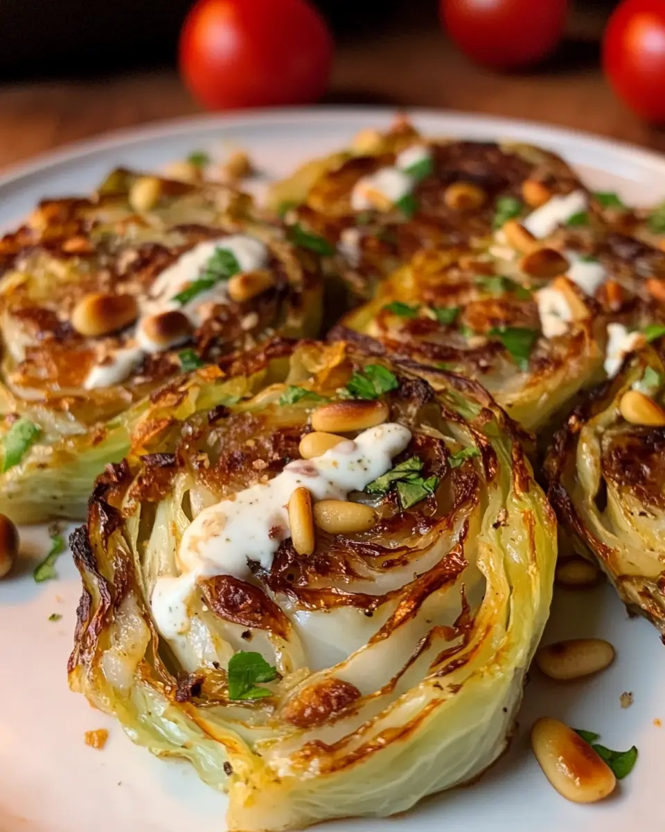 Oven Roasted Garlic Cabbage Steaks: Irresistibly Tender Delight