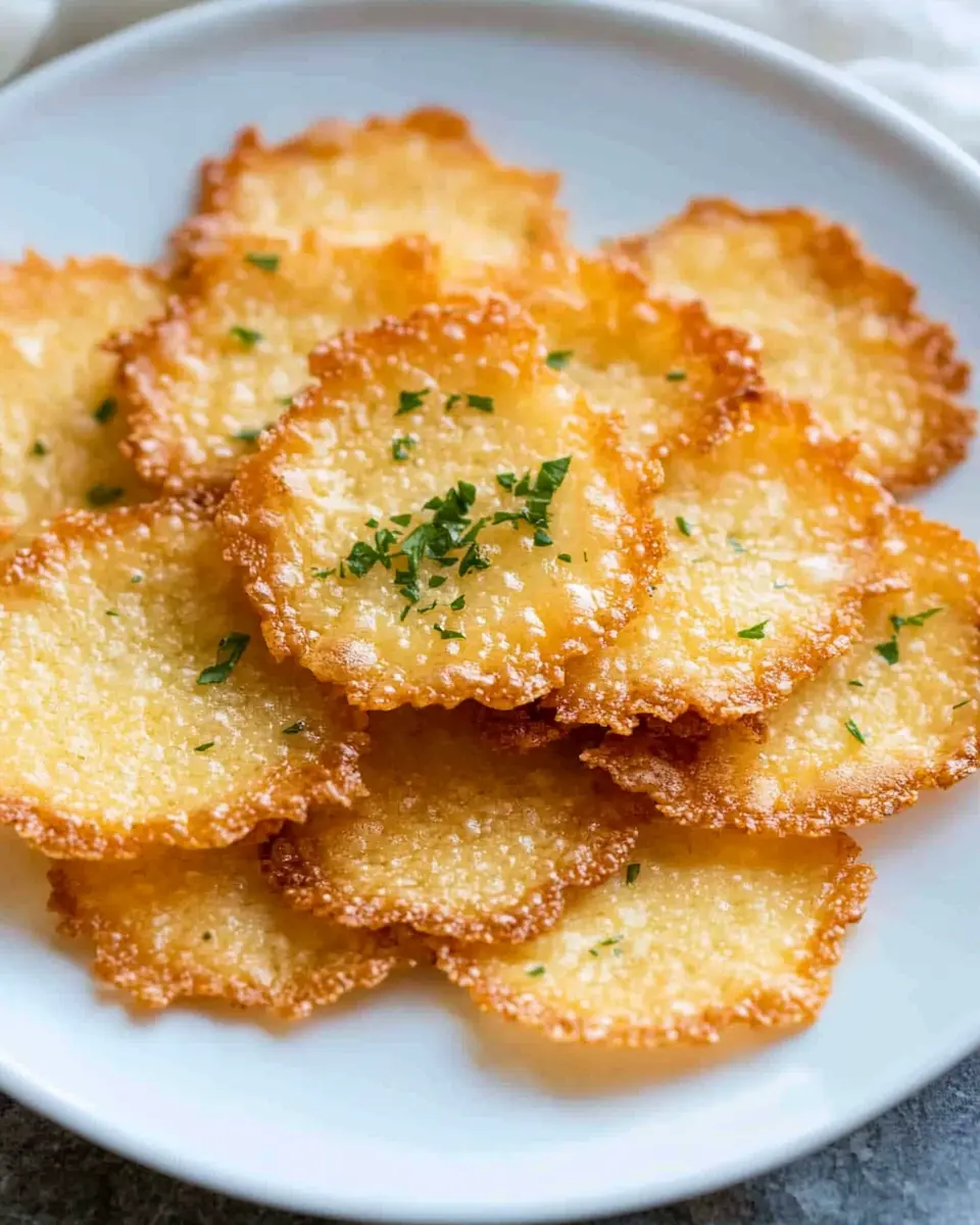 Keto Parmesan Crisps: Irresistibly Crunchy Snack Bliss