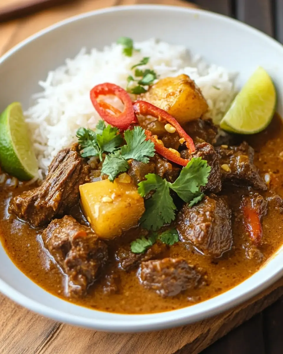 Beef Curry with Coconut Milk: Indulgent Comfort in Every Bite