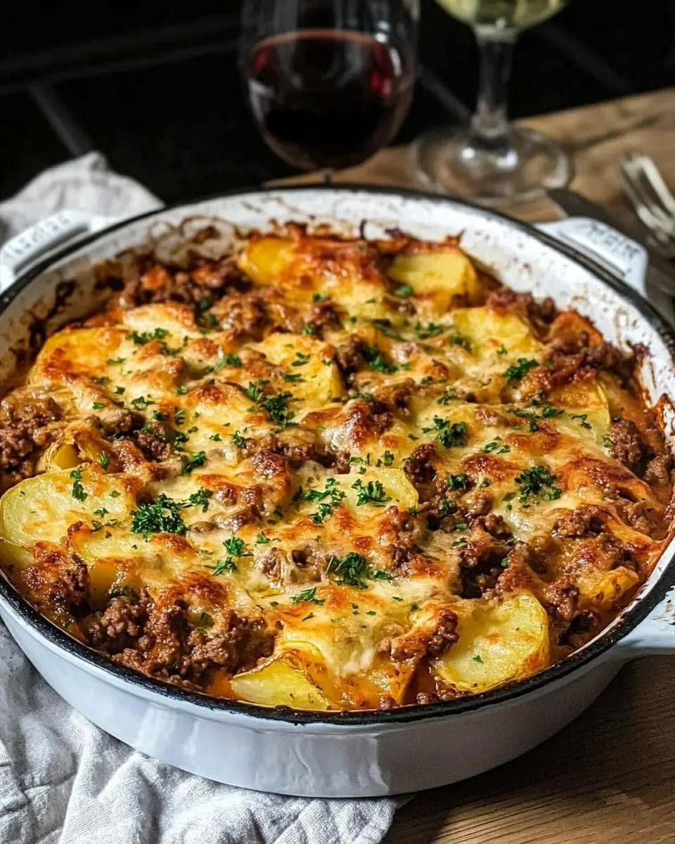 Cheesy Ground Beef Casserole: Irresistibly Comforting Delight