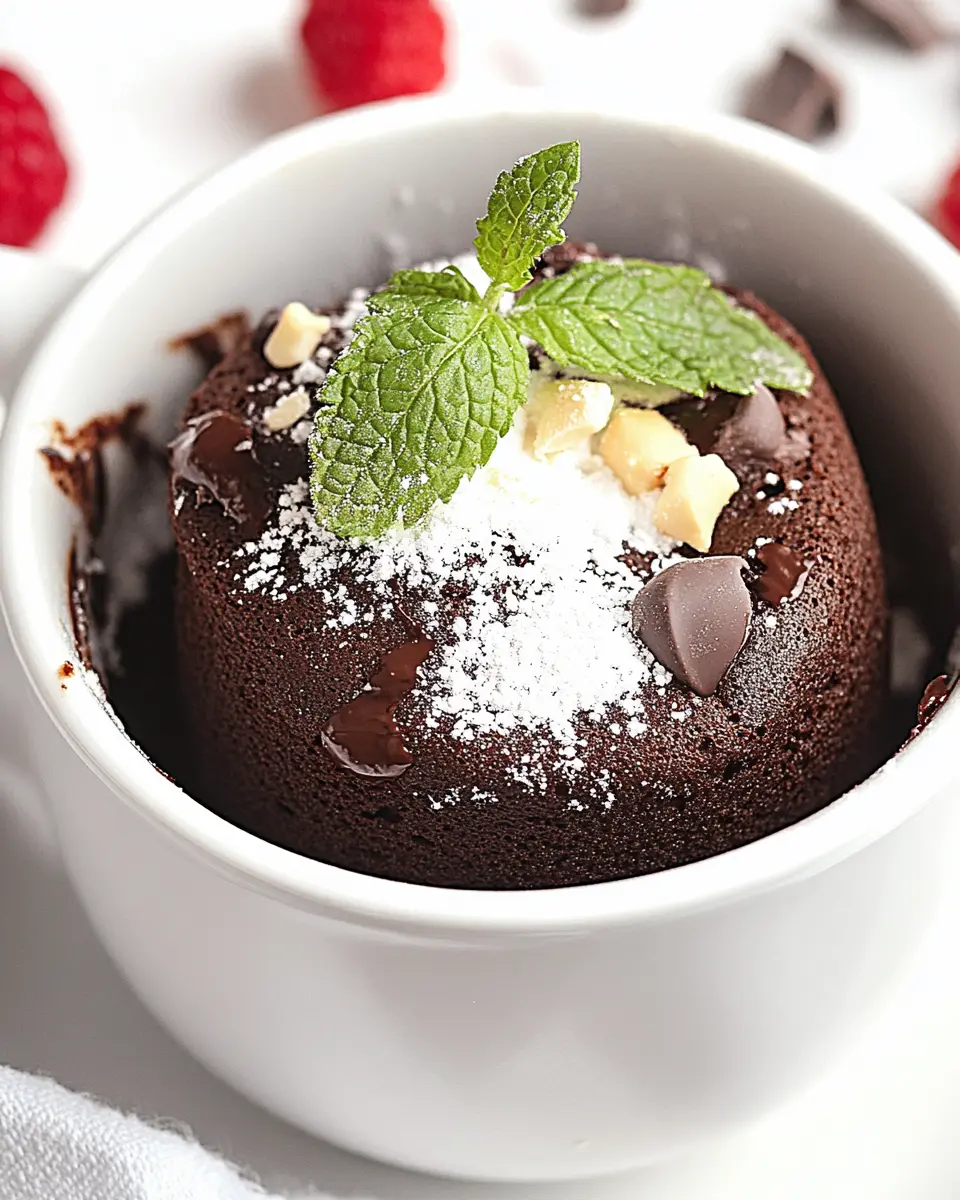 Three Ingredient Chocolate Mug Cake: Irresistibly Easy Indulgence