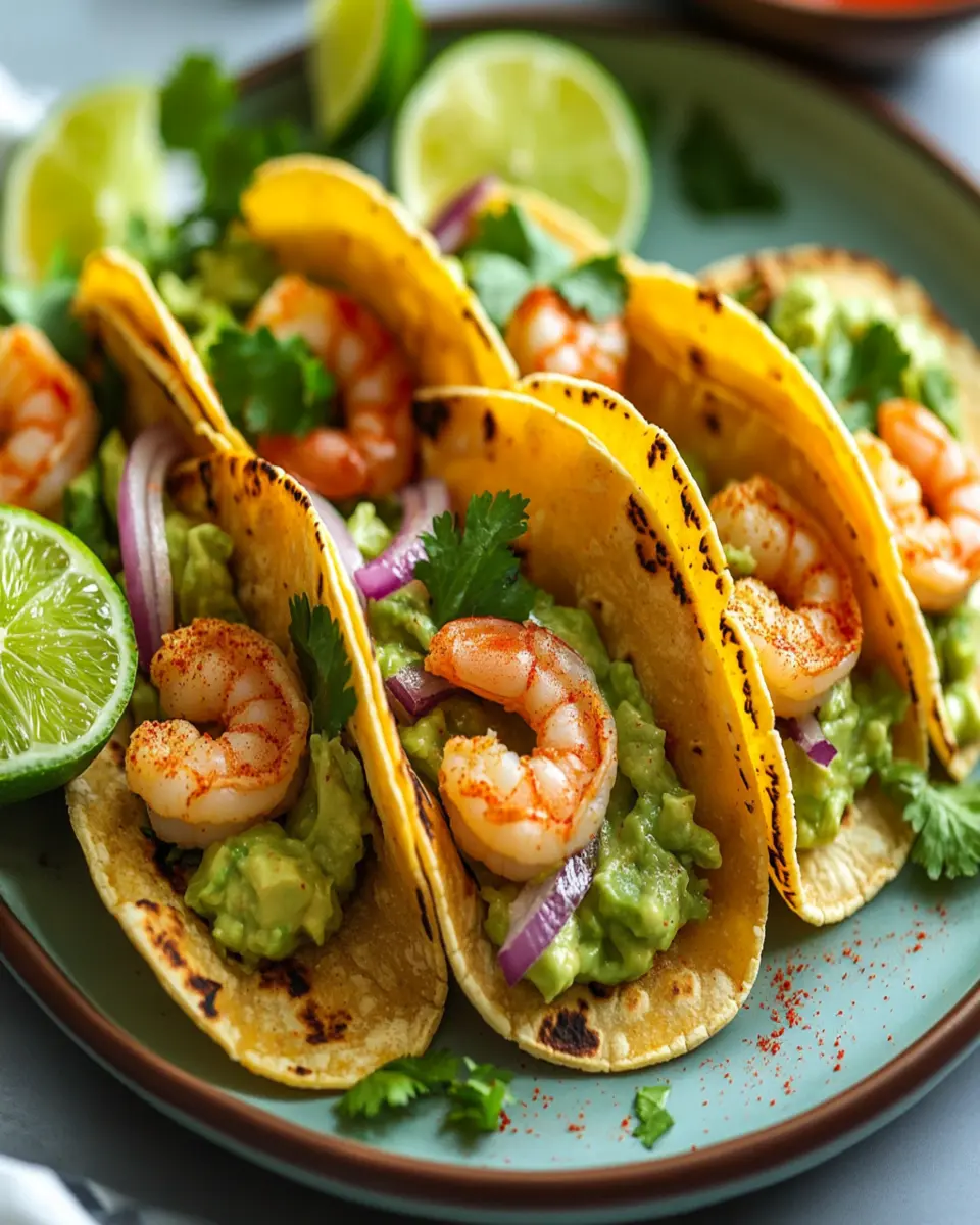 Shrimp Tacos with Avocado Lime Sauce: The Best Homemade Delight