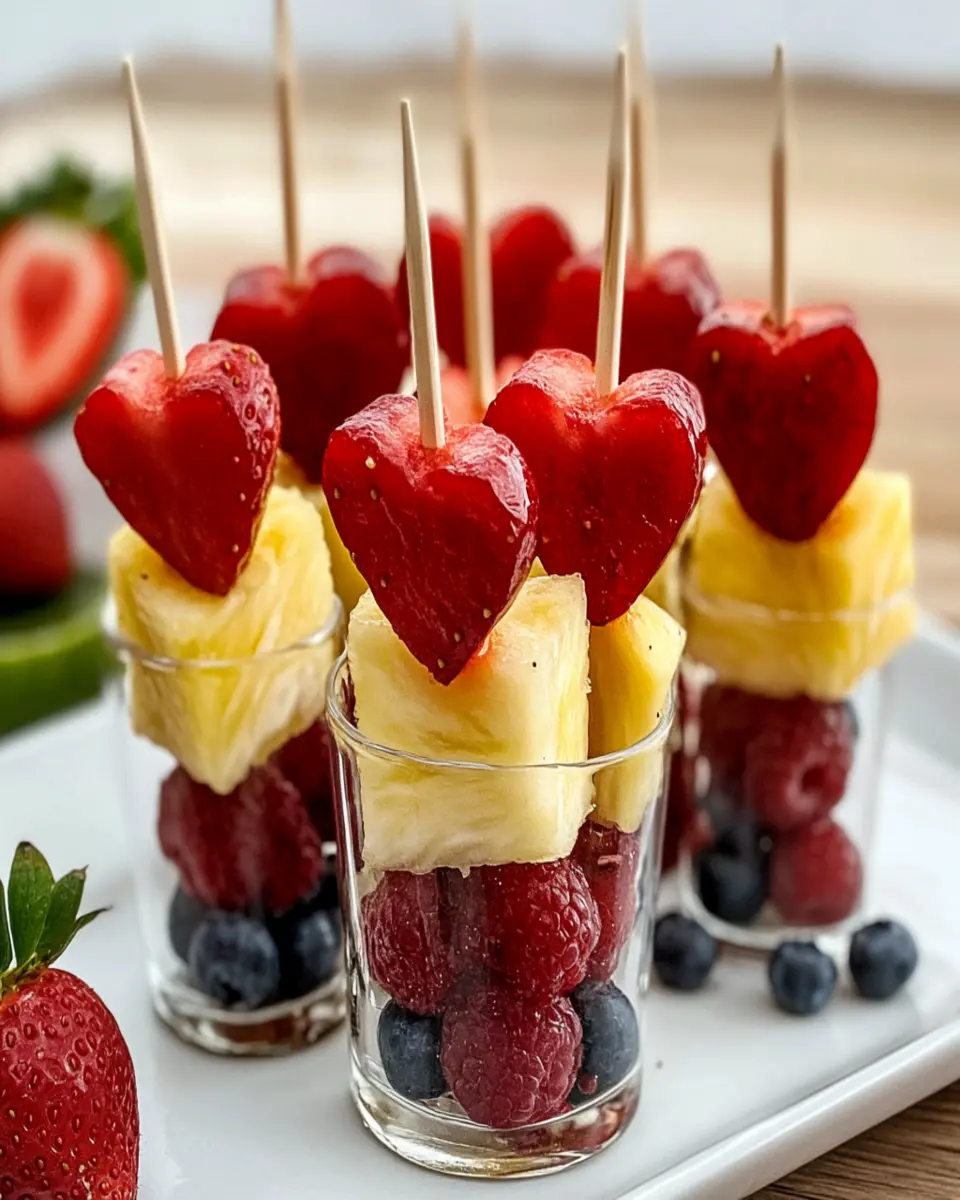 Cupid’s Arrow Fruit Kabobs: Juicy Treats for Sweet Moments